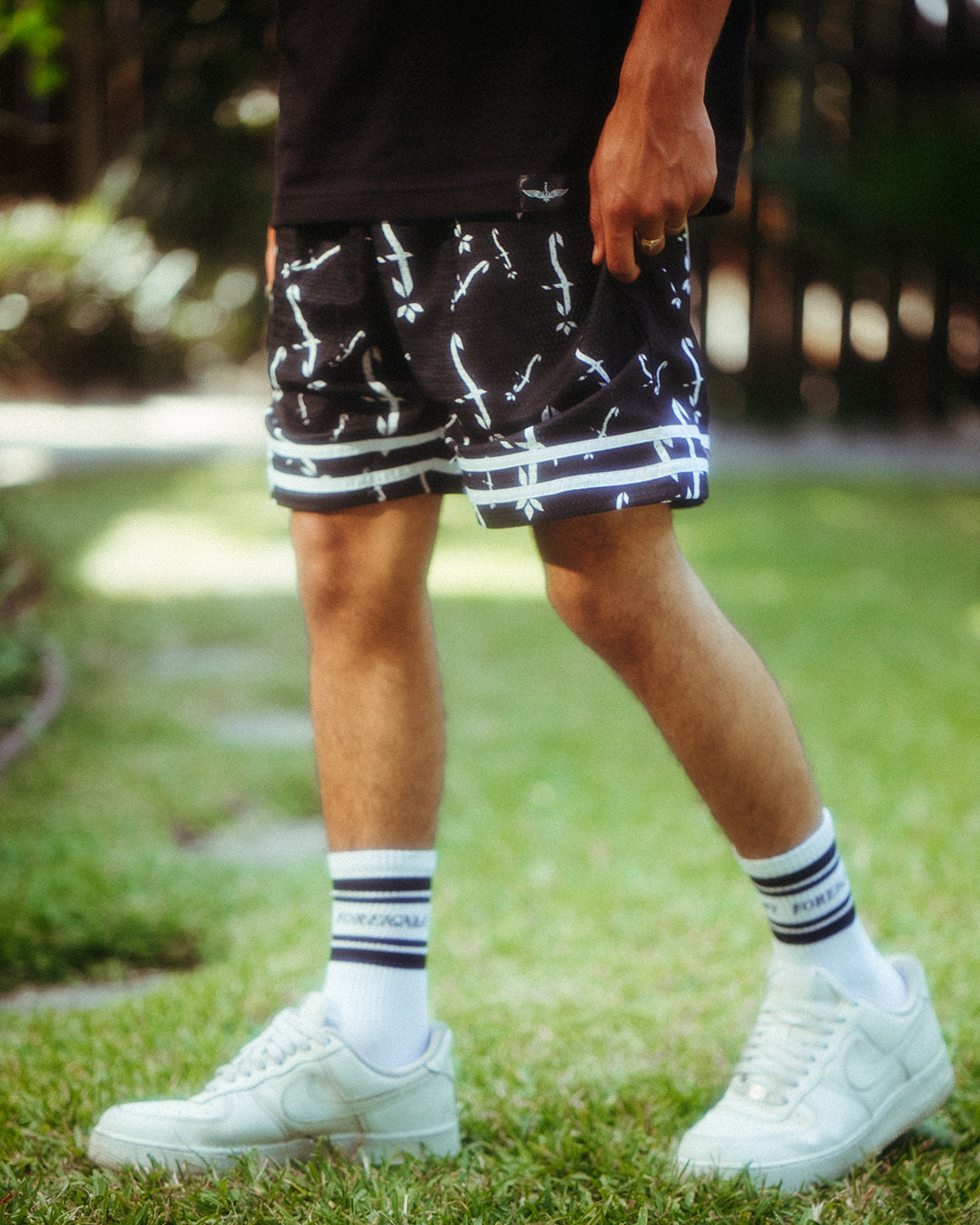 All Over F Mesh Shorts